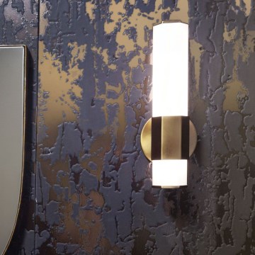 Quintiesse - LED kupaonska zidna svjetiljka FACET LED/12W/230V IP44 zlatna