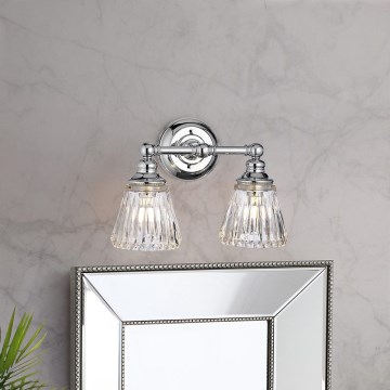 Quintiesse - LED kupaonska zidna svjetiljka KEYNES 2xG9/3W/230V IP44 sjajni krom