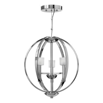 Quintiesse - LED luster na sajli MONDO 3xG9/3W/230V Ø 45,7 cm sjajni krom