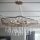 Quintiesse - Luster na sajli LAGUNA 6xE14/40W/230V pr. 91,4 cm zlatna
