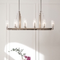 Quintiesse - Luster na stalku KIMROSE 10xE14/40W/230V sjajni krom