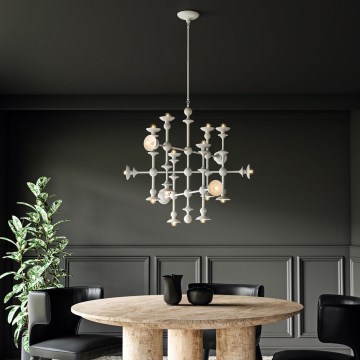 Quintiesse - Luster na štapu CADENCE 18xE14/40W/230V bijela