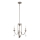 Quintiesse - Luster na štapu KARLEE 3xE14/60W/230V Ø 45,7 cm matirani krom