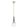 Quintiesse - Luster na štapu MARILYN 1xE27/60W/230V Ø 19,5 cm sjajni krom/crna
