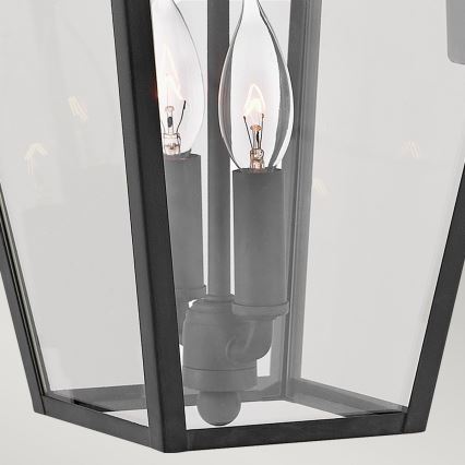 Quintiesse - Vanjska zidna svjetiljka ALFORD M 2xE14/40W/230V IP44 crna