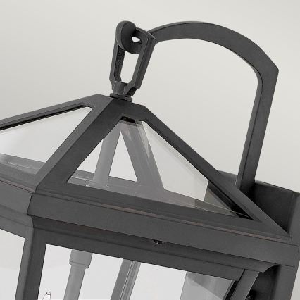 Quintiesse - Vanjska zidna svjetiljka ALFORD S 2xE14/40W/230V IP44 crna