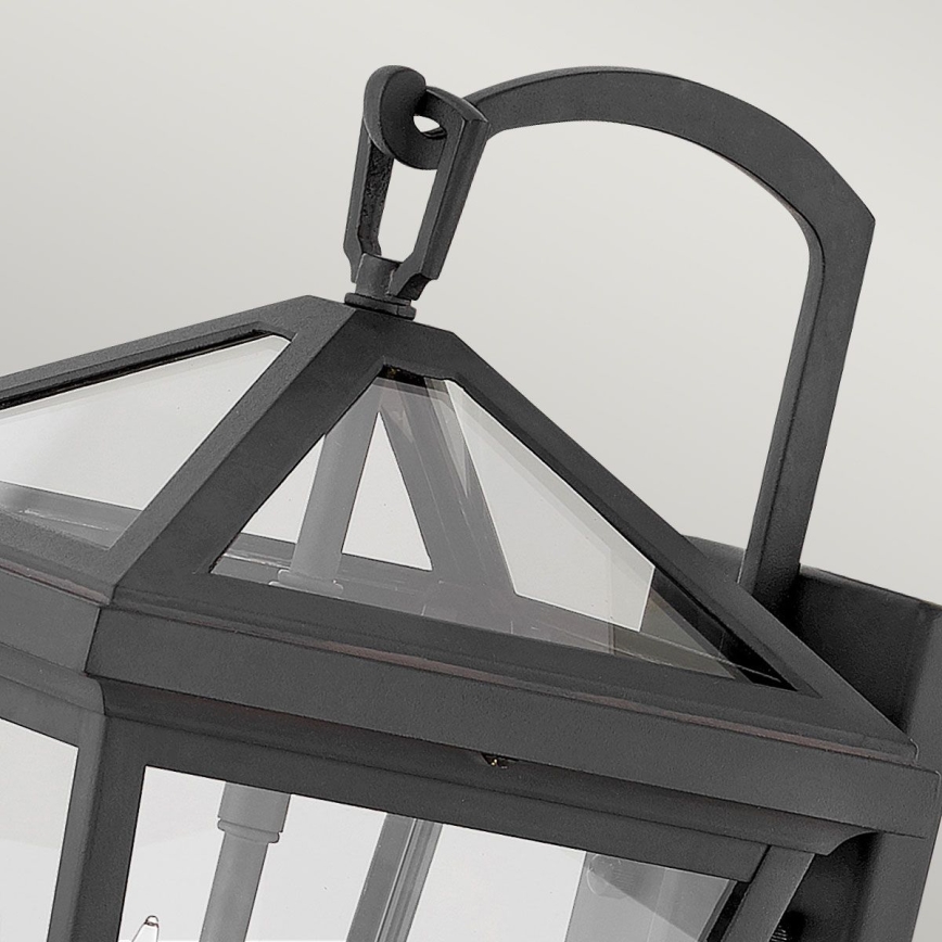 Quintiesse - Vanjska zidna svjetiljka ALFORD S 2xE14/40W/230V IP44 crna