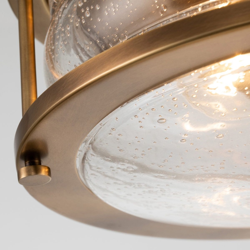 Quintiesse - Kupaonsko stropno svjetlo ASHLAND 2xE27/60W/230V, promjer 30,5 cm, IP44, zlatno