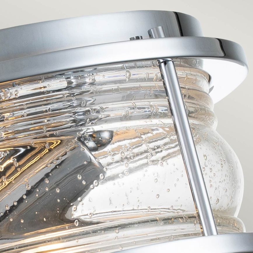 Quintiesse - Stropno svjetlo za kupaonicu ASHLAND 2xE27/60W/230V Ø 30,5 cm IP44 sjajni krom