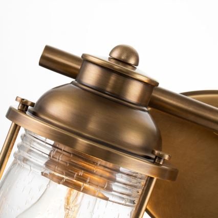 Quintiesse - Kupaonska zidna svjetiljka ASHLAND BAY 2xE27/60W/230V IP44 brončana