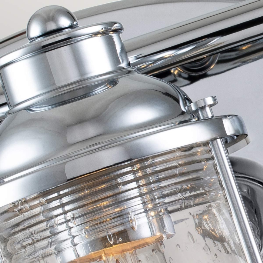 Quintiesse - Vanjsko zidno svjetlo ASHLAND BAY 3xE27/60W/230V IP44 sjajni krom