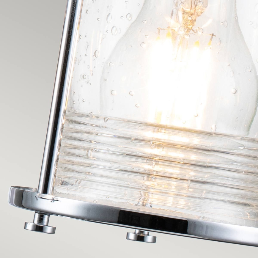 Quintiesse - Vanjsko zidno svjetlo ASHLAND BAY 3xE27/60W/230V IP44 sjajni krom