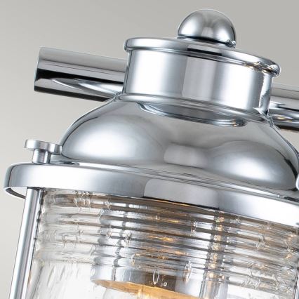 Quintiesse - Vanjsko zidno svjetlo ASHLAND BAY 3xE27/60W/230V IP44 sjajni krom