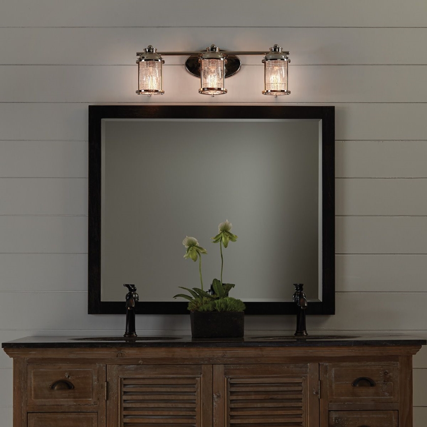 Quintiesse - Vanjsko zidno svjetlo ASHLAND BAY 3xE27/60W/230V IP44 sjajni krom