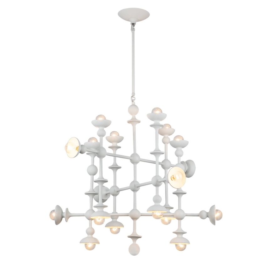 Quintiesse - Luster na štapu CADENCE 18xE14/40W/230V bijela