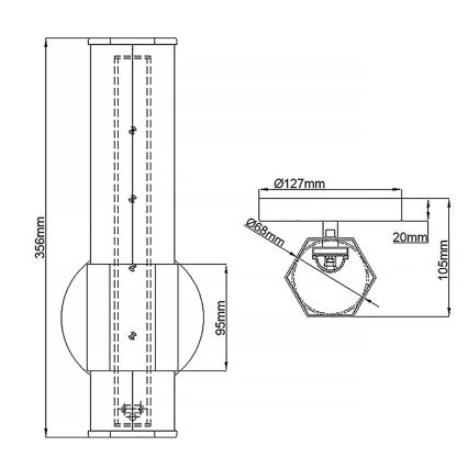 Quintiesse - LED kupaonska zidna svjetiljka FACET LED/12W/230V IP44 zlatna