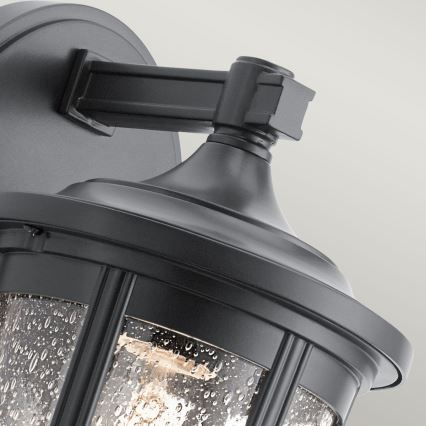 Quintiesse - Vanjska zidna svjetiljka FAIRFIELD M 1xE27/60W/230V IP44 crna