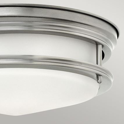 Quintiesse - Vanjsko stropno svjetlo HADRIAN 2xE27/40W/230V Ø 30,5 cm IP44 matni krom