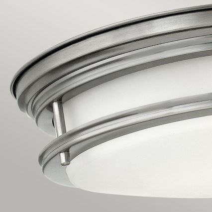 Quintiesse - Vanjsko stropno svjetlo HADRIAN 2xE27/40W/230V Ø 30,5 cm IP44 matni krom