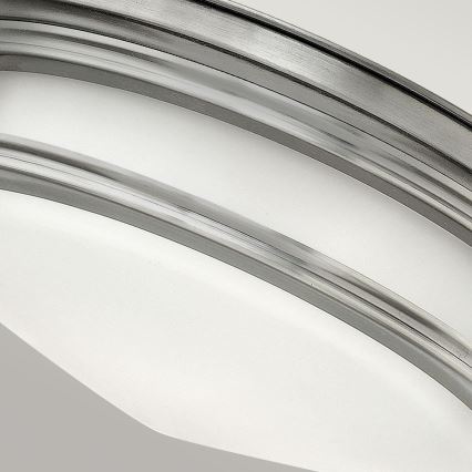 Quintiesse - Vanjsko stropno svjetlo HADRIAN 2xE27/40W/230V Ø 30,5 cm IP44 matni krom