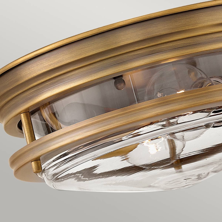 Quintiesse - Vanjska stropna svjetiljka HADRIAN 2xE27/40W/230V promjer 30,5 cm IP44 brončana