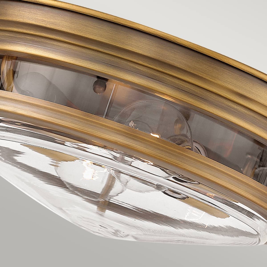 Quintiesse - Vanjska stropna svjetiljka HADRIAN 2xE27/40W/230V promjer 30,5 cm IP44 brončana