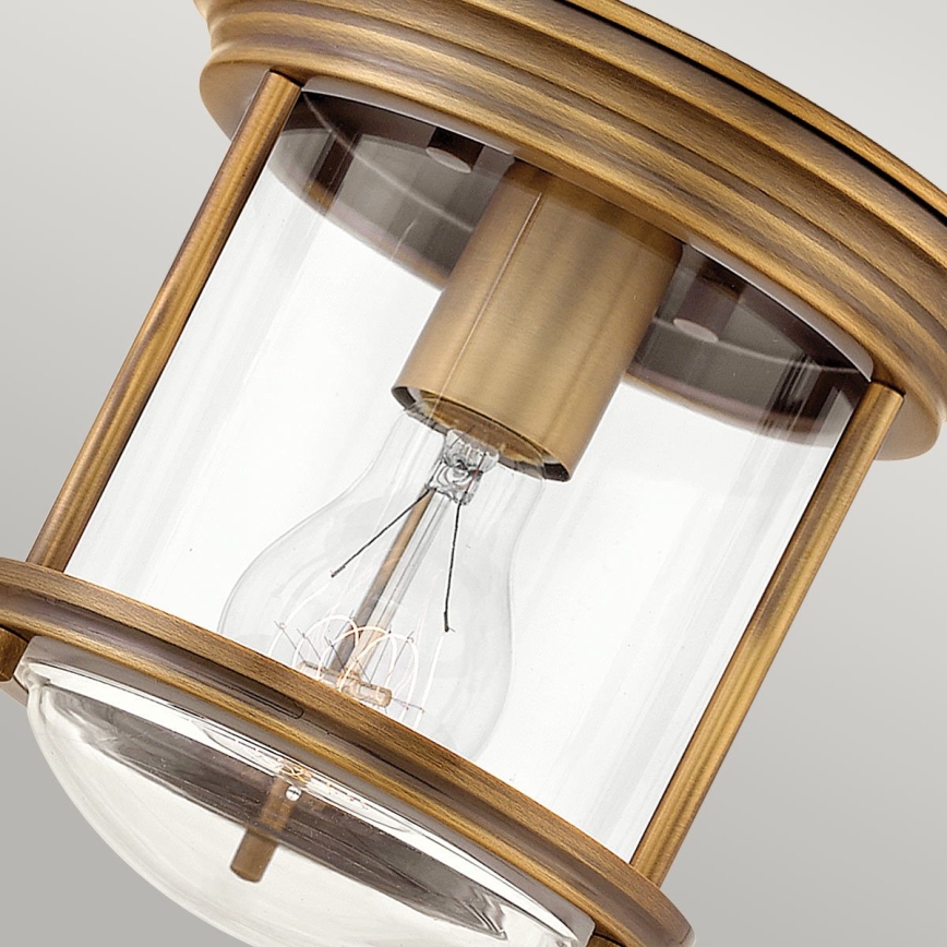 Quintiesse - Vanjska stropna svjetiljka HADRIAN 1xE27/60W/230V Ø 19,6 cm IP44 brončana
