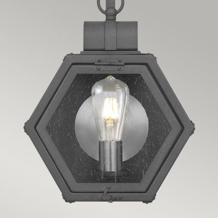 Quintiesse - Vanjsko zidno svjetlo HEATH M 1xE27/60W/230V IP44 crno