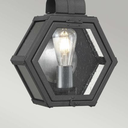 Quintiesse - Vanjsko zidno svjetlo HEATH S 1xE27/60W/230V IP44 crno