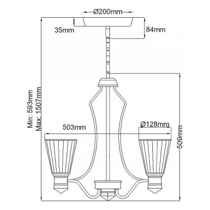 Quintiesse - LED kupaonski luster na šipci KAYVA LED/24W/230V IP44 sjajni krom