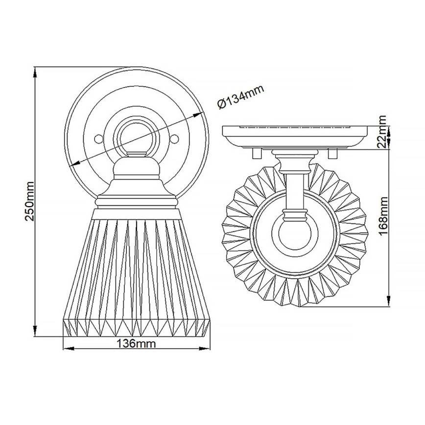 Quintiesse - LED zidna svjetiljka za kupaonicu KEYNES 1xG9/3W/230V IP44 sjajni krom