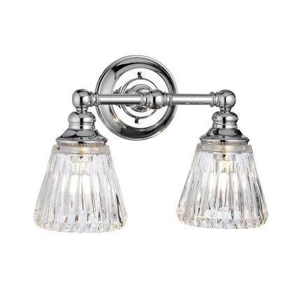 Quintiesse - LED kupaonska zidna svjetiljka KEYNES 2xG9/3W/230V IP44 sjajni krom