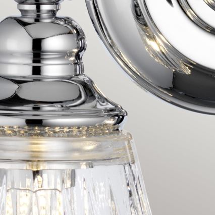 Quintiesse - LED kupaonska zidna svjetiljka KEYNES 2xG9/3W/230V IP44 sjajni krom