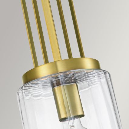 Quintiesse - Stropna svjetiljka na štapu KIMROSE 1xE27/60W/230V Ø 17,8 cm zlatna