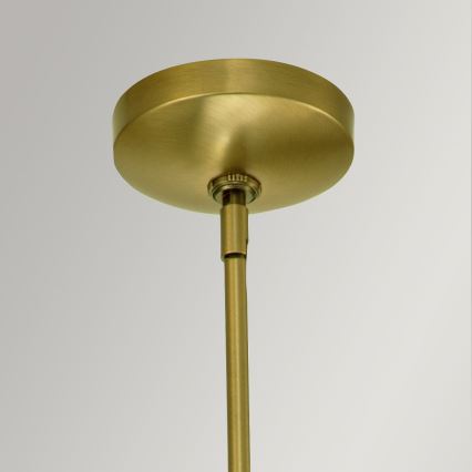 Quintiesse - Stropna svjetiljka na štapu KIMROSE 1xE27/60W/230V Ø 17,8 cm zlatna