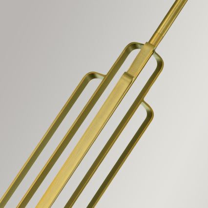 Quintiesse - Stropna svjetiljka na štapu KIMROSE 1xE27/60W/230V Ø 17,8 cm zlatna