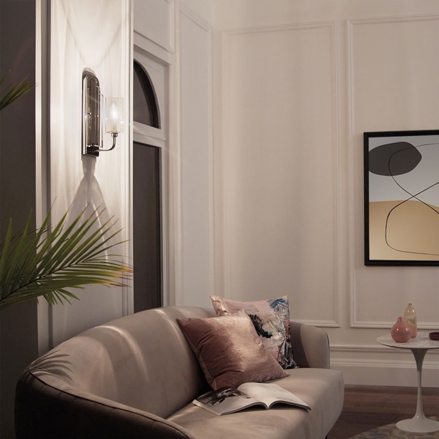 Quintiesse - Zidna svjetiljka KIMROSE 1xE14/40W/230V polirani krom