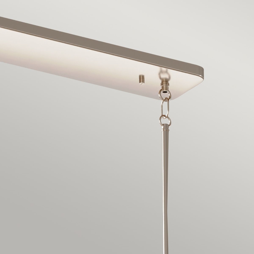 Quintiesse - Stropni luster na štapu KIMROSE 10xE14/40W/230V matirani krom