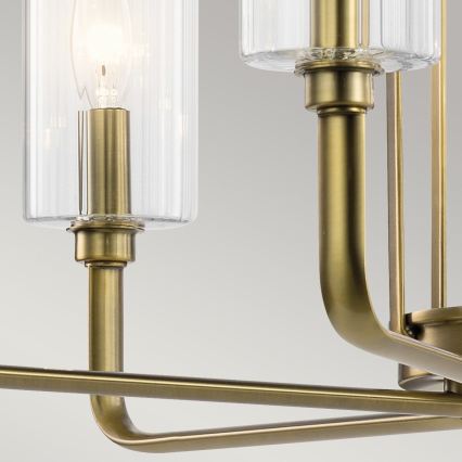 Quintiesse - Stropni luster na stalku KIMROSE 6xE14/40W/230V, promjer 68,6 cm, zlatni