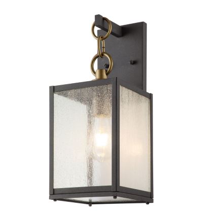 Quintiesse - Vanjska zidna lampa LAHDEN M 1xE27/60W/230V IP44 crna/zlatna