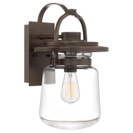 Quintiesse - Vanjska zidna svjetiljka LASALLE M 1xE27/60W/230V IP44 brončana
