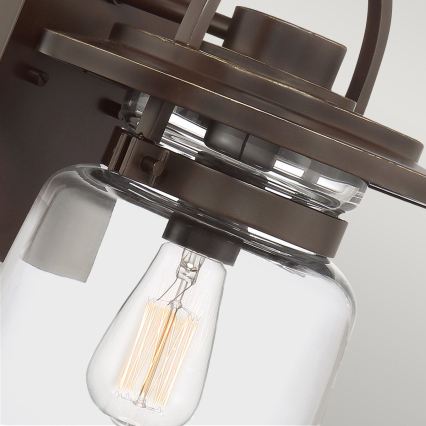 Quintiesse - Vanjska zidna svjetiljka LASALLE M 1xE27/60W/230V IP44 brončana