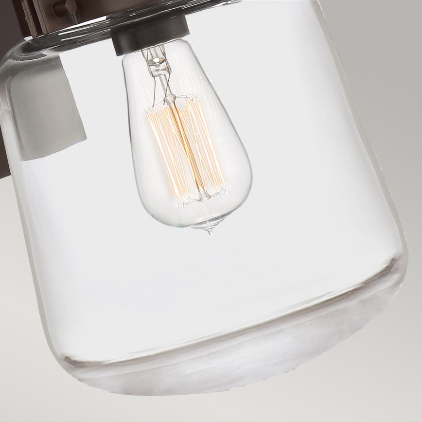 Quintiesse - Vanjska zidna svjetiljka LASALLE M 1xE27/60W/230V IP44 brončana