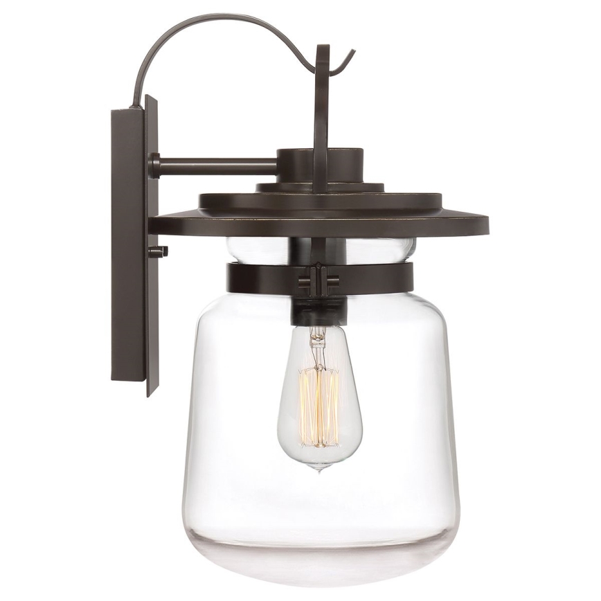 Quintiesse - Vanjska zidna svjetiljka LASALLE M 1xE27/60W/230V IP44 brončana