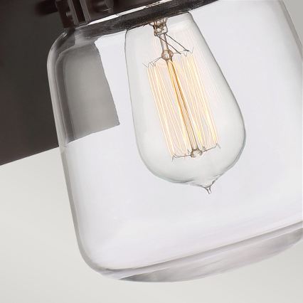 Quintiesse - Vanjska zidna lampa LASALLE S 1xE27/60W/230V IP44 brončana