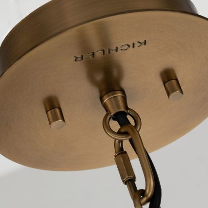 Quintiesse - Luster na stalku LINARA 1xE27/60W/230V Ø 15,2 cm crna/zlatna