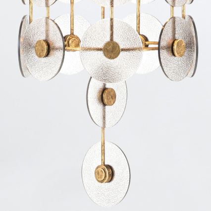 Quintiesse - Luster na lancu MERIDIAN 9xE14/40W/230V promjer 57,2 cm zlatni
