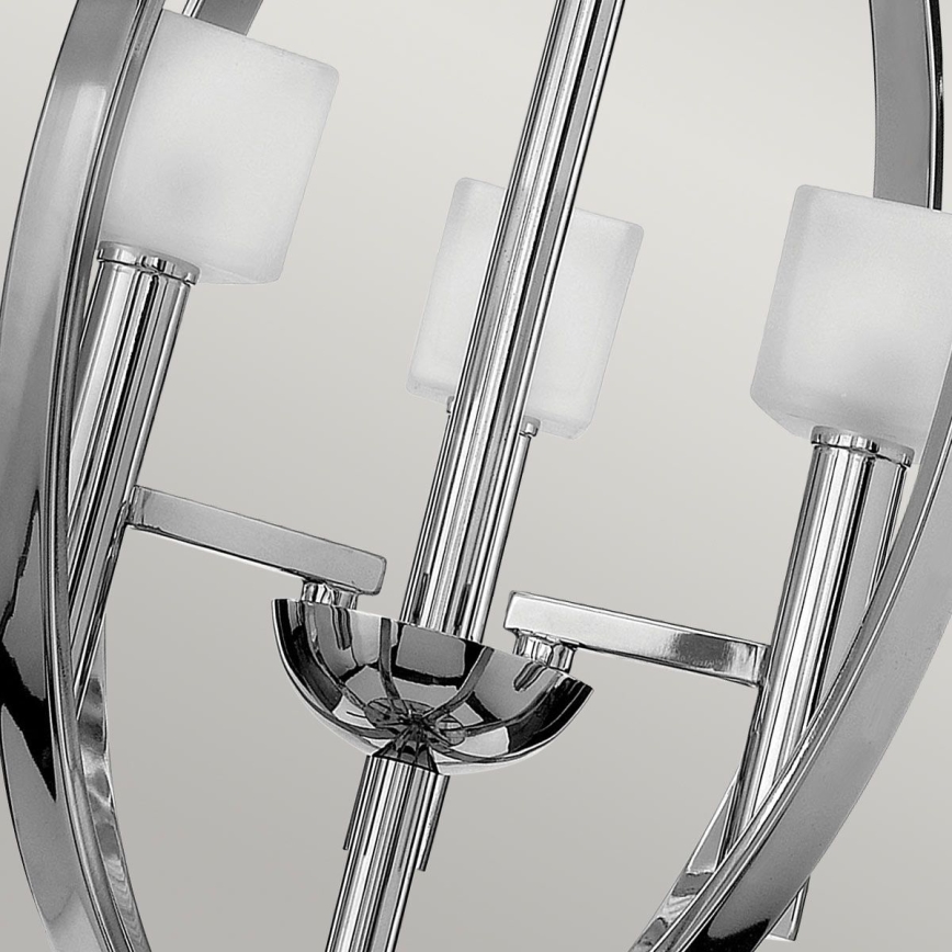 Quintiesse - LED luster na sajli MONDO 3xG9/3W/230V Ø 45,7 cm sjajni krom