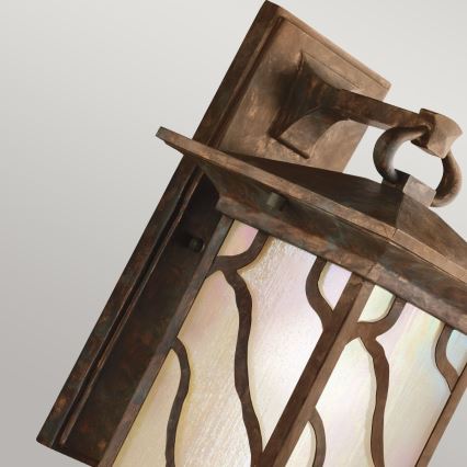 Quintiesse - Vanjska zidna lampa MORRIS L 1xE27/60W/230V IP44 brončana