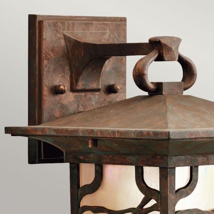 Quintiesse - Vanjska zidna lampa MORRIS M 1xE27/60W/230V IP44 brončana